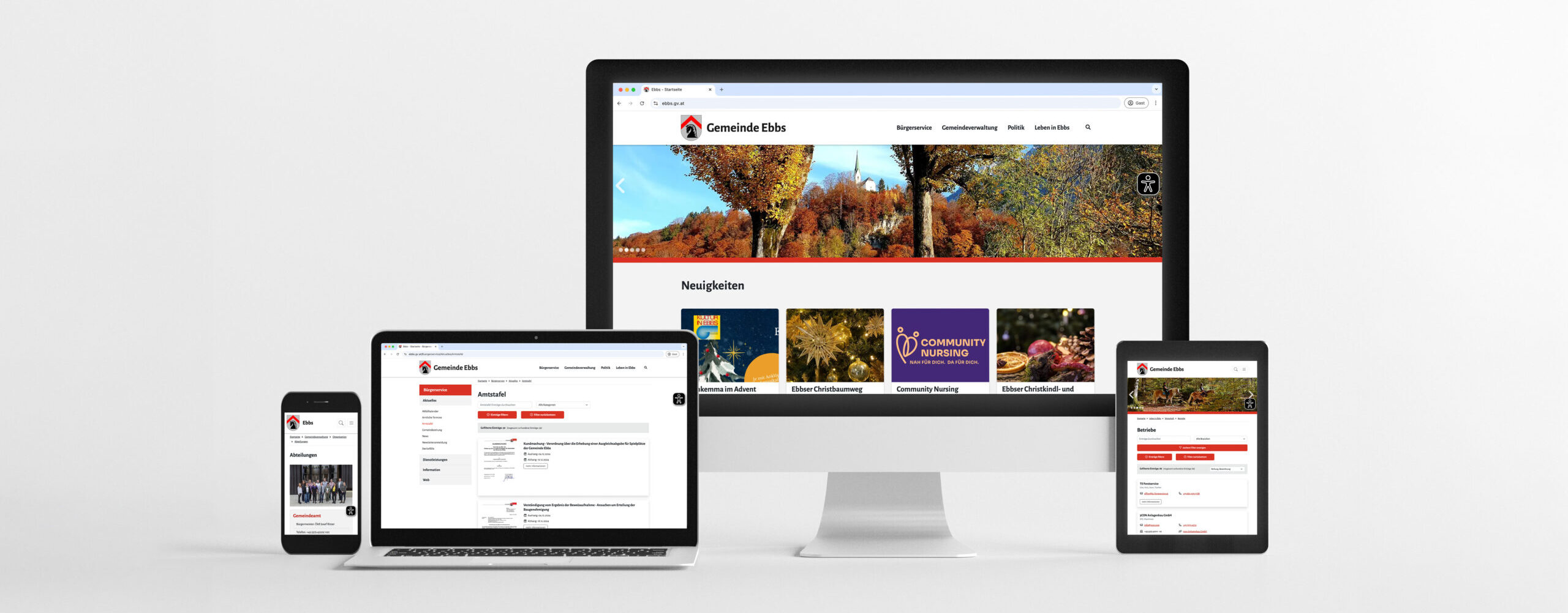 Intuitive Navigation trifft modernes Design: Website-Relaunch für Ebbs